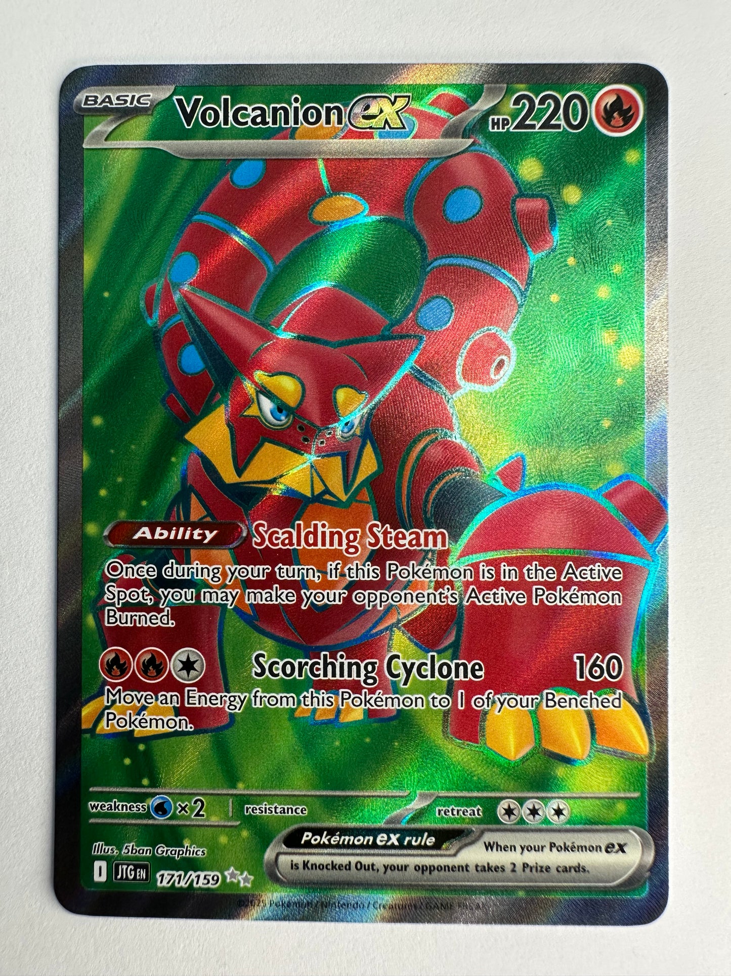 ENG - Volcanion ex (JTG 171) Journey Together