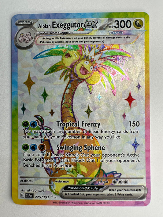 ENG - Alolan Exeggutor ex (SSP 225) Surging Sparks