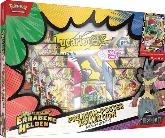 Erhabene Helden: Mega Lucario Premium Poster Kollektion