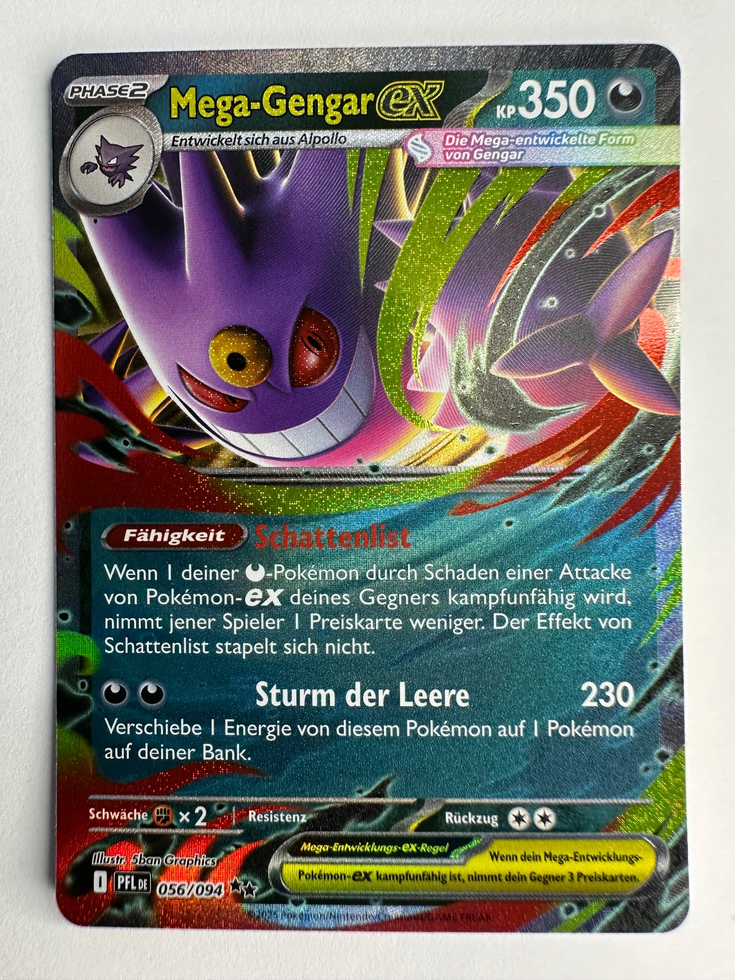 Mega Gengar ex (PFL 056) Fatale Flammen