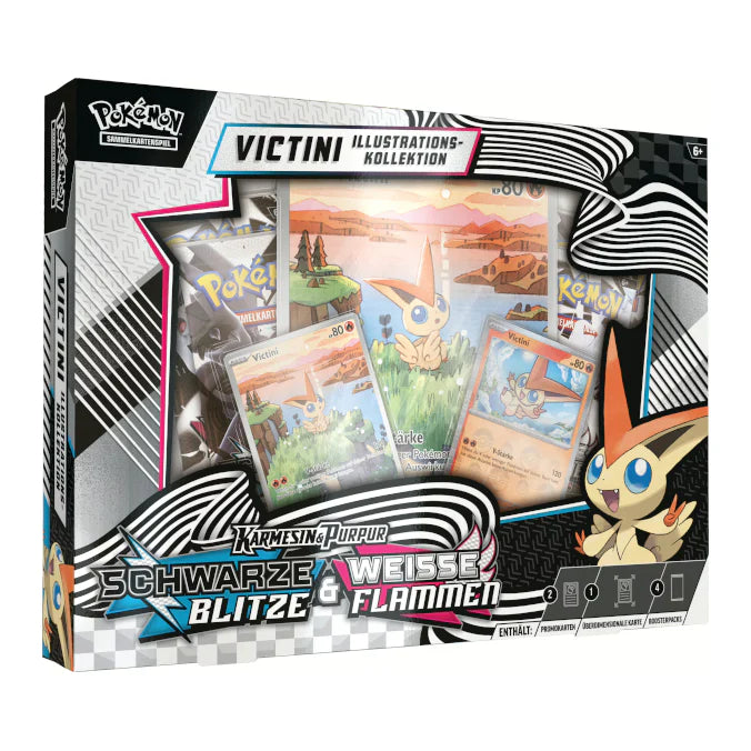 Schwarze Blitze & Weiße Flammen: Unova Victini Illustration Collection