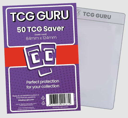 TCG Guru Grading Card Saver für PSA, Beckett, CGC und co (84mm x 124mm) (50 ct)