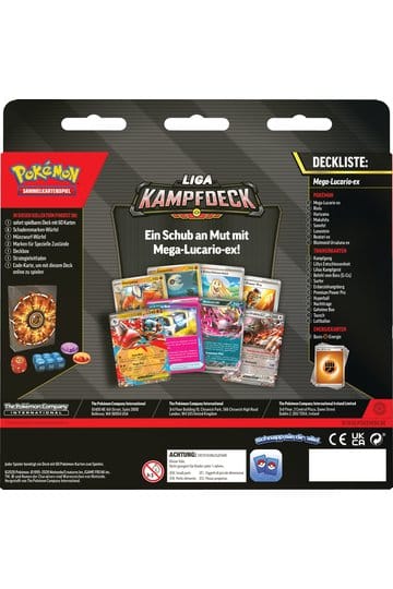 Pokemon TCG Liga-Kampfdeck Mega-Lucario-ex