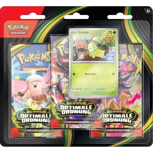 Pokemon Optimale Ordnung 3-Pack Blister