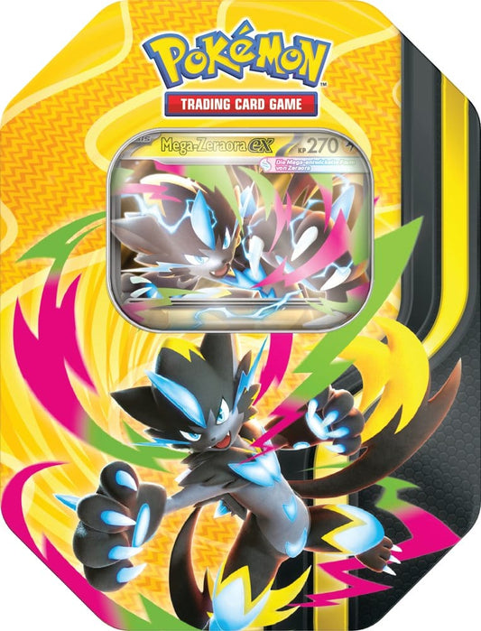 Pokemon TCG Tin Mega-Zeraora-ex *Deutsche Version*